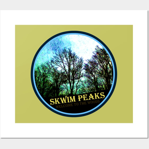 Skwim Peaks Welcome Wall Art by TheDaintyTaurus